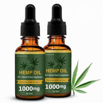 Private  Label Organic Cbd Oil Full Spectrum with 2 units specification 10ml/30ml