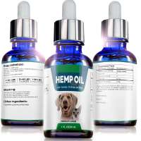 Hemp oil for pets 100% Organic Food Supplement