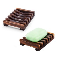 Wholesale Custom Printed Cheap Fancy Bathroom Wooden Wood Bamboo Soap Dish Holder Tray For Bathtub Bath Tub